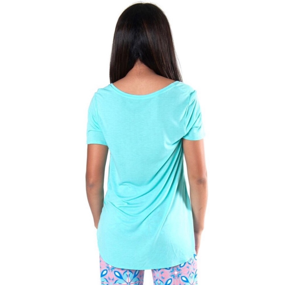 All for Color Turquoise tunic t-shirt - Picture 2 of 3